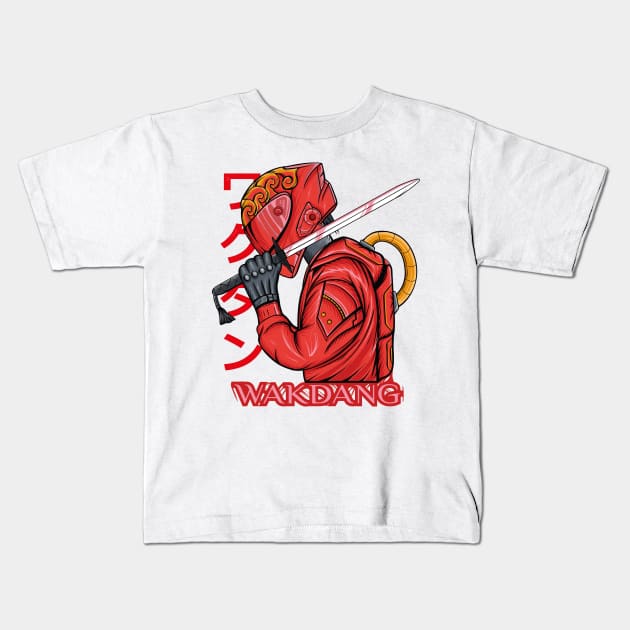 Dangerous Rider Kids T-Shirt by Wakdang